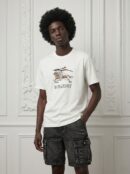 BURB Logo Print  Mens Tshirt 00012