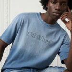 OFF W Men Tshirt - Blue