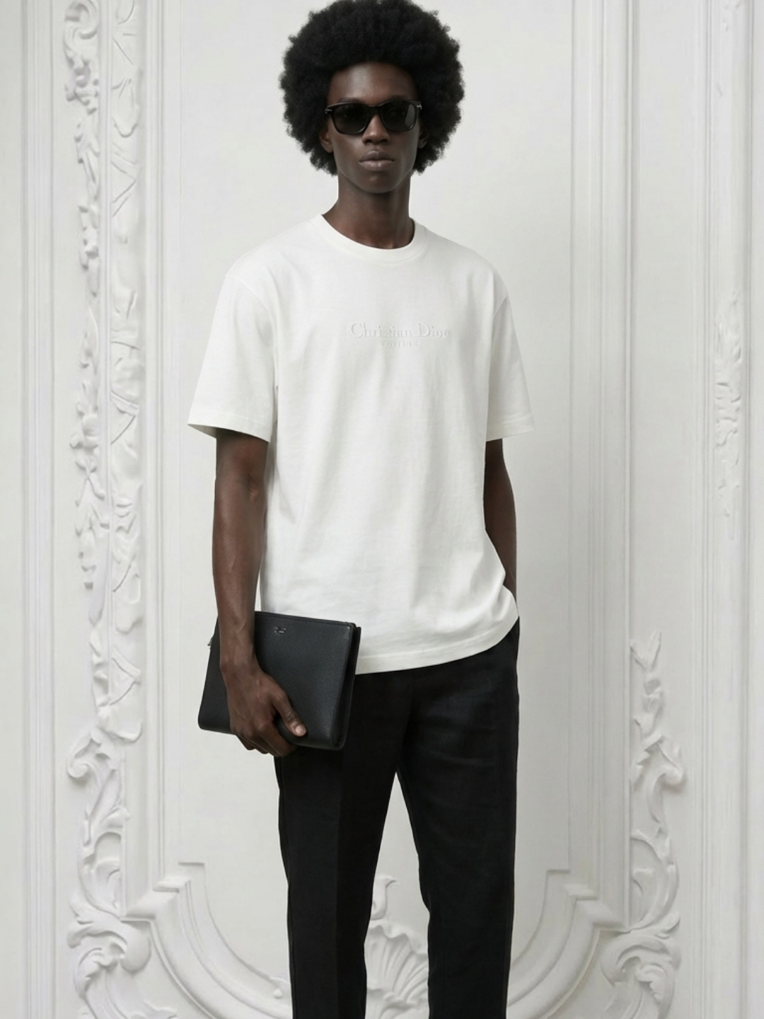 CD T Logo Men Tshirts - White