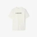 BURB Logo Print Inspire Men Tshirt - White