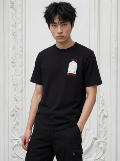 CASA Window Graphic Inspire Men Black Tshirt