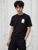 CASA Window Graphic Inspire Men Black Tshirt