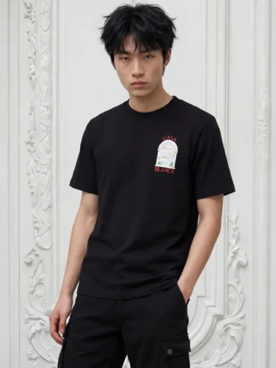 CASA Window Graphic Inspire Men Black Tshirt